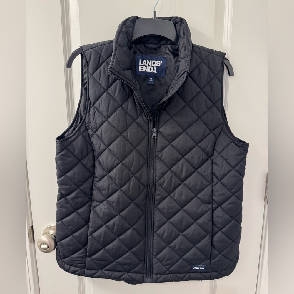 Lands’ End Feather Free Insulated Vest - Size M (10-12)